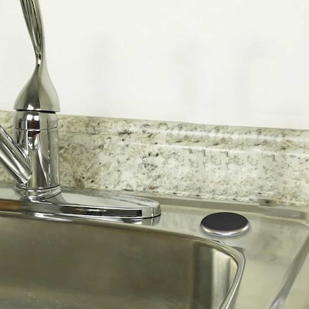 Thrifco Plumbing 1-3/4 Inch Kitchen Sink Hole Cover, Satin Nickel 4402452